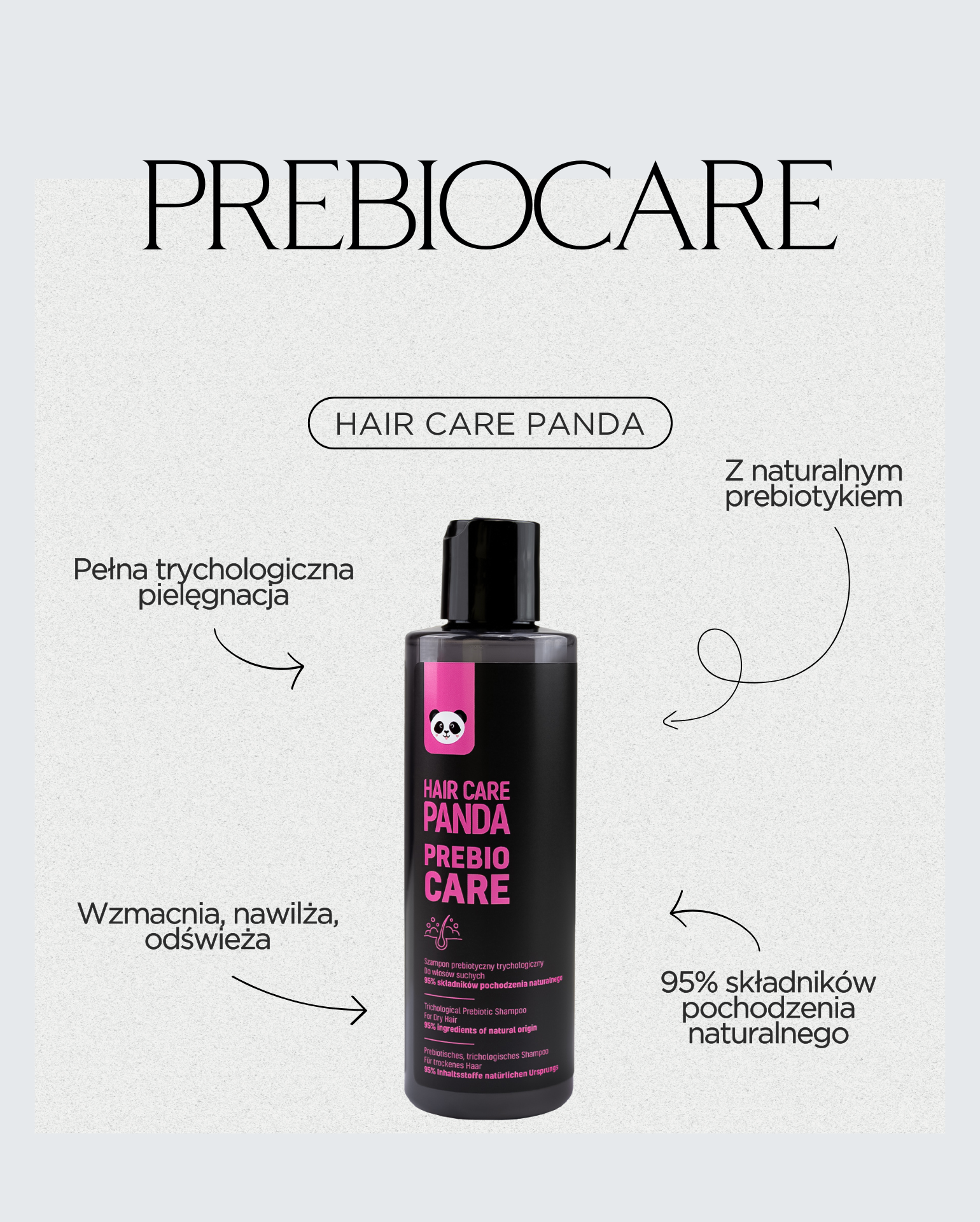 Cura dei capelli Panda PrebioCare