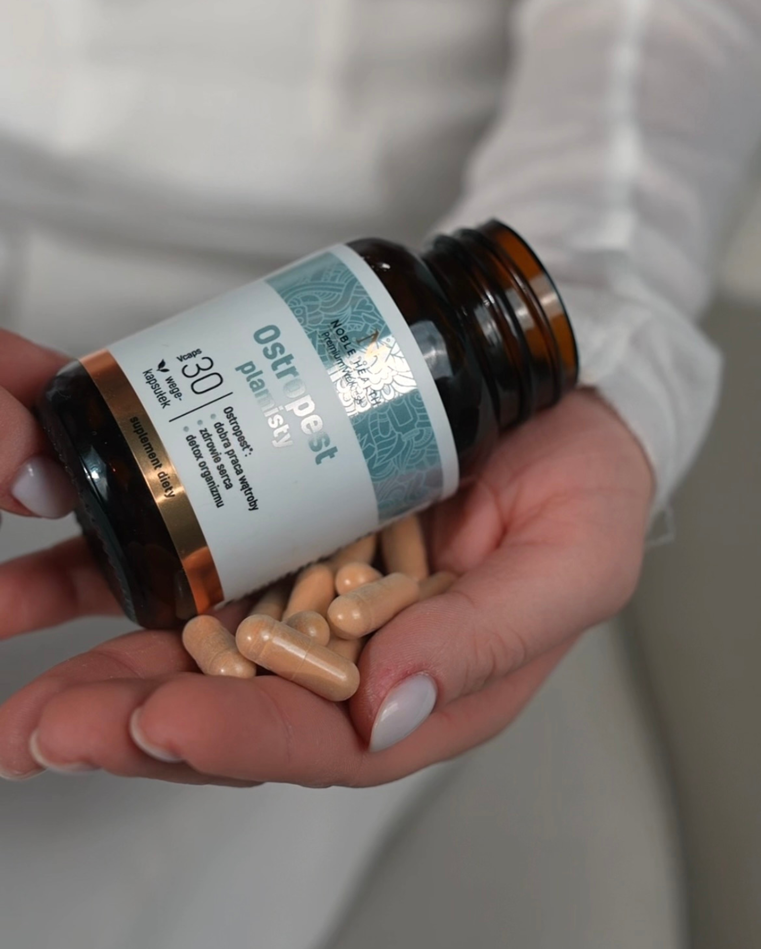 Integratore alimentare di cardo mariano