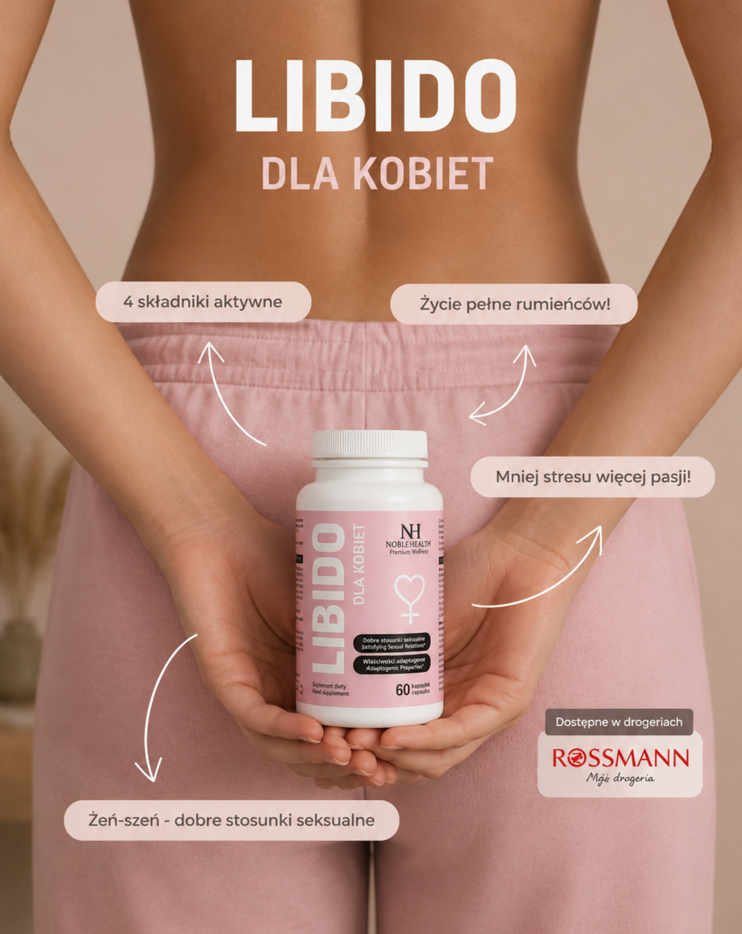 Libido for women - Korean ginseng in capsules for good sexual relations