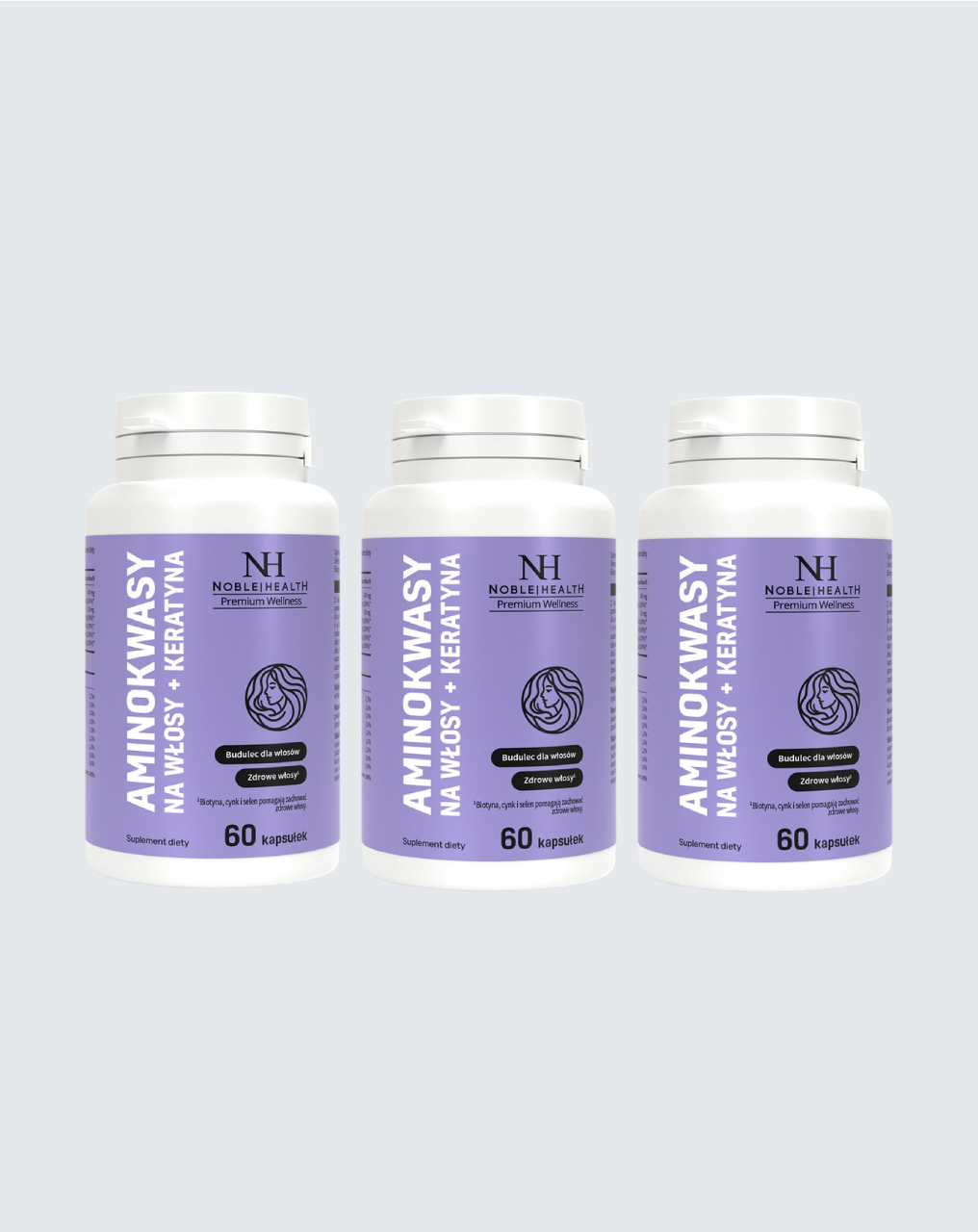 Set of 3 x Amino acids for hair + keratin