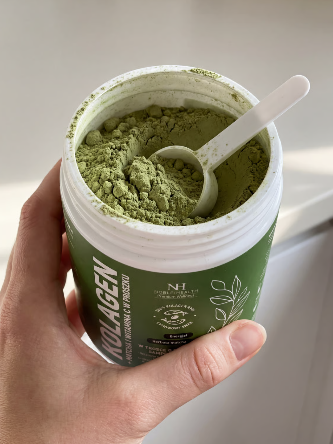 Kolagen + matcha i witamina C w proszku