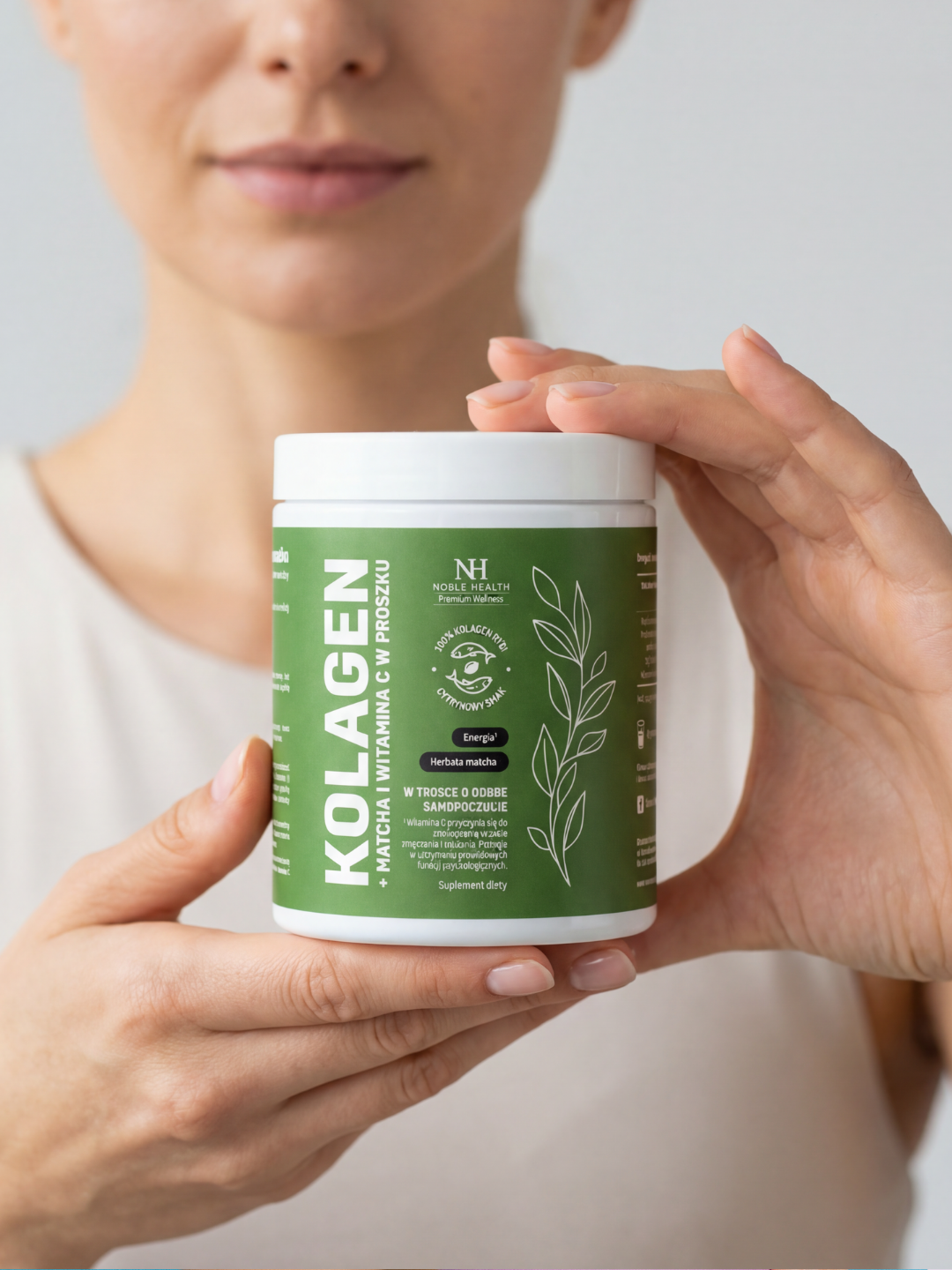 Kolagen + matcha i witamina C w proszku